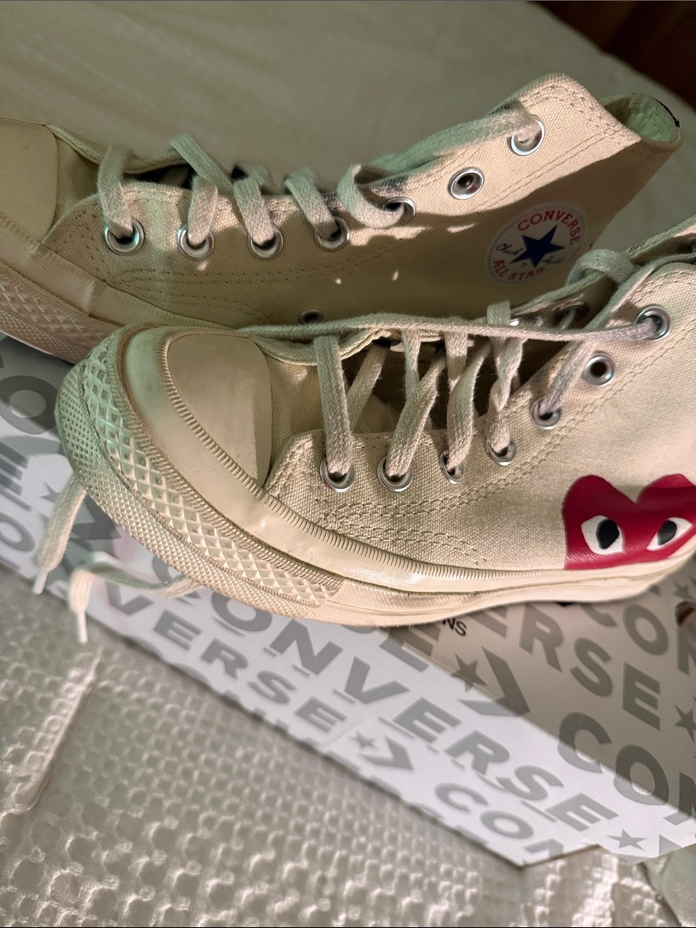 Commes de Garçons x PLAY Converse WMNS size 6 MENS size 4